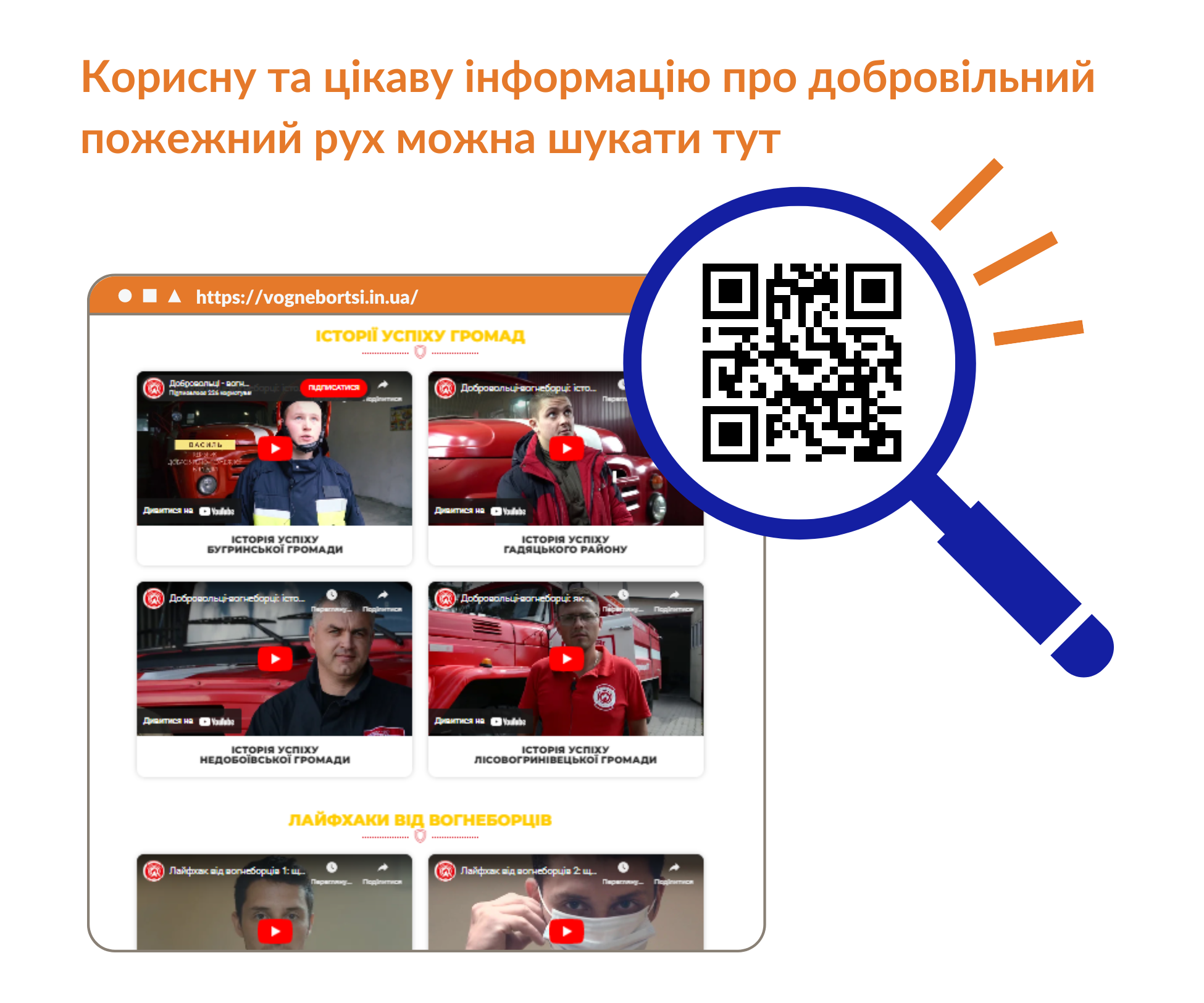 Розпочав свою роботу сайт про добровільний пожежний рух – vognebortsi.in.ua