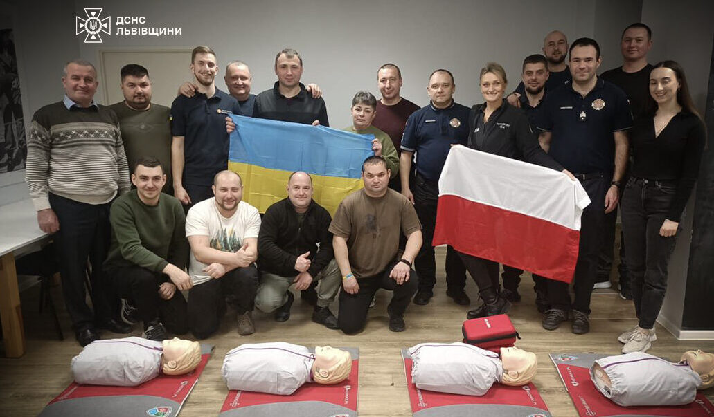 Українські пожежники-добровольці продовжують удосконалювати свої навички за підтримки польських партнерів